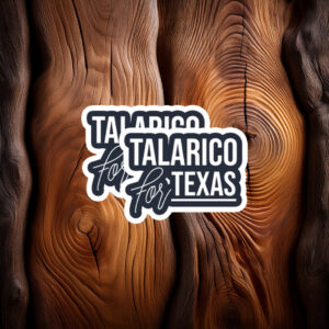 State Election Minimalist Quote Merch — James Talarico Sticker