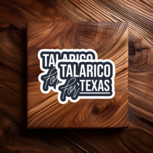 State Election Minimalist Quote Merch — James Talarico Sticker