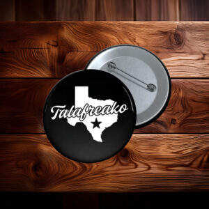 Talafreako Texas Silhouette Star Button