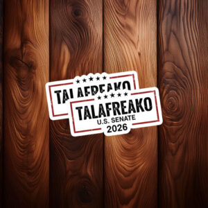 Talafreako U.S. Senate 2026 Patriotic Border Sticker