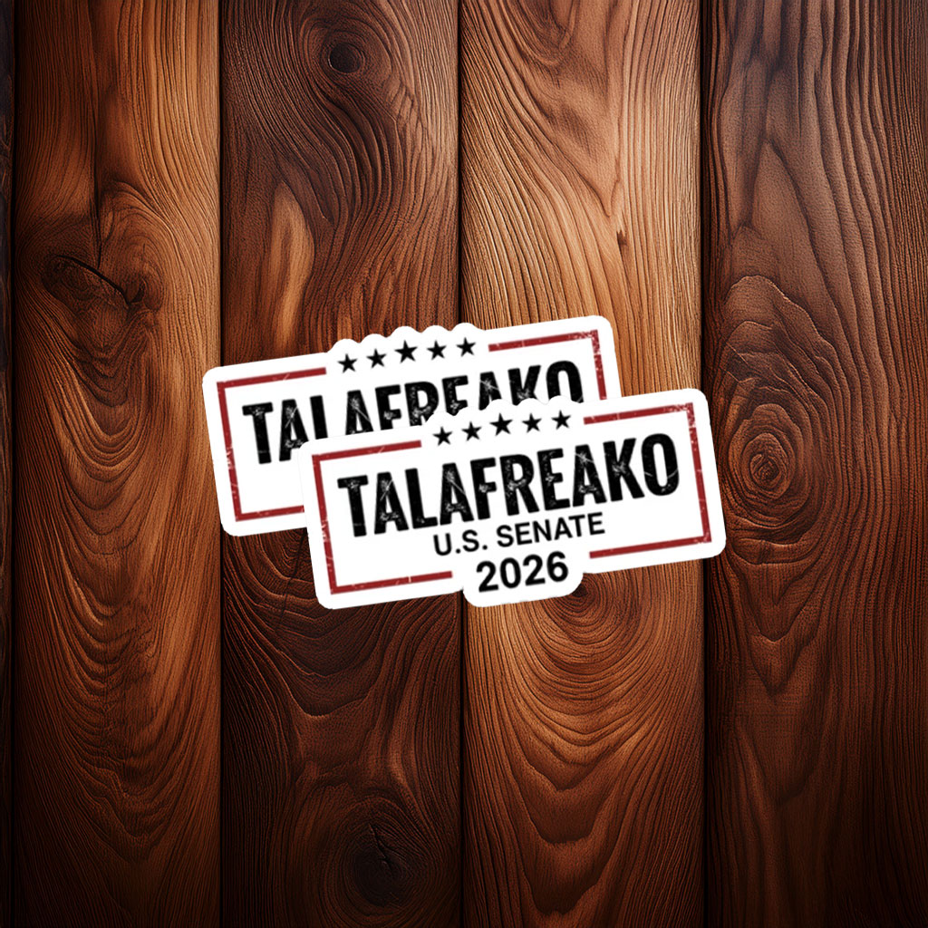 Talafreako U.S. Senate 2026 Patriotic Border Sticker