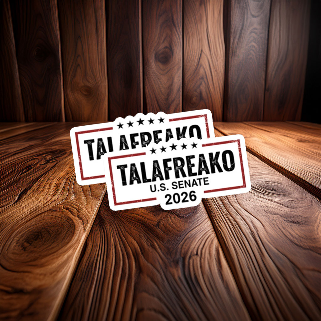 Talafreako U.S. Senate 2026 Patriotic Border Sticker