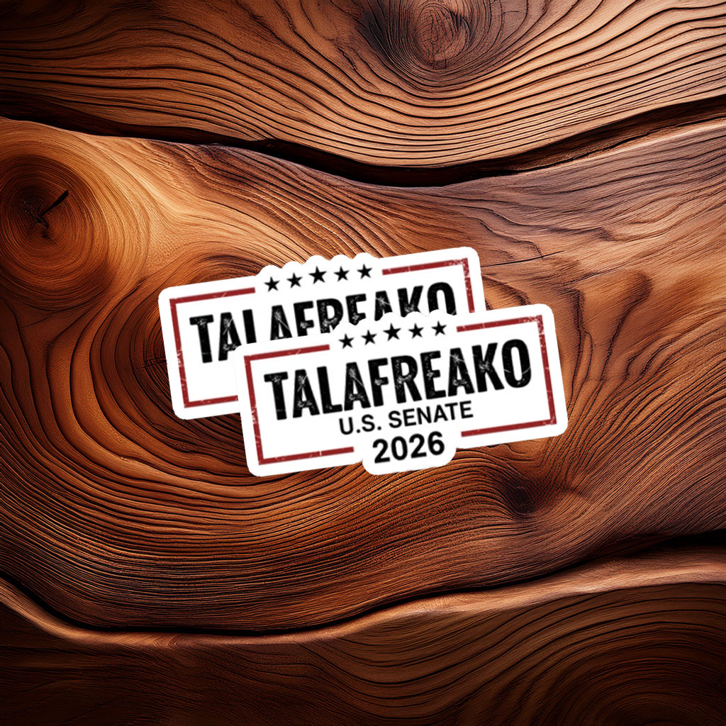 Talafreako U.S. Senate 2026 Patriotic Border Sticker