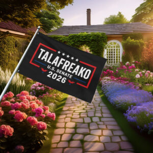 Talafreako U.S. Senate 2026 Red Border Flag