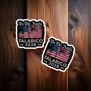 Talarico 2028 We The People Patriotic Flag Sticker