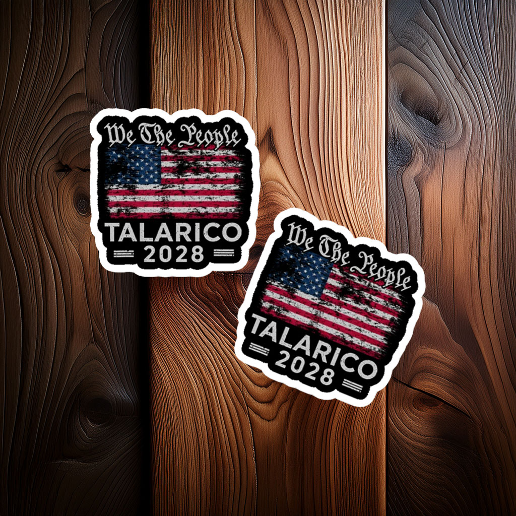Talarico 2028 We The People Patriotic Flag Sticker