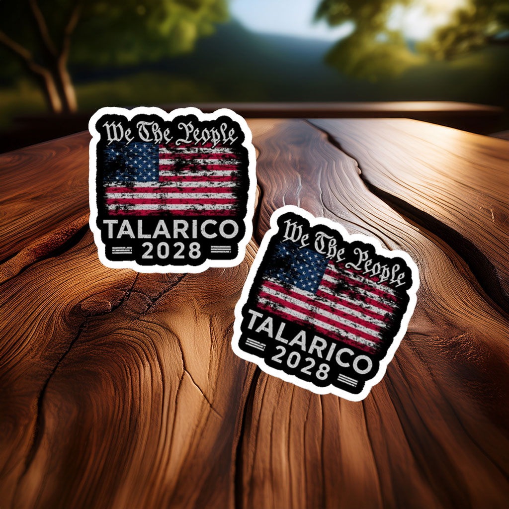 Talarico 2028 We The People Patriotic Flag Sticker