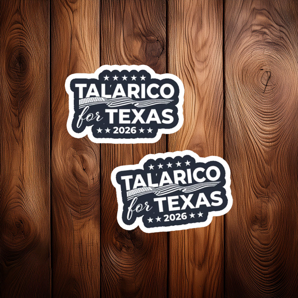Talarico For Texas 2026 Patriotic Sticker