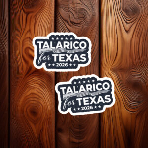 Talarico For Texas 2026 Patriotic Sticker