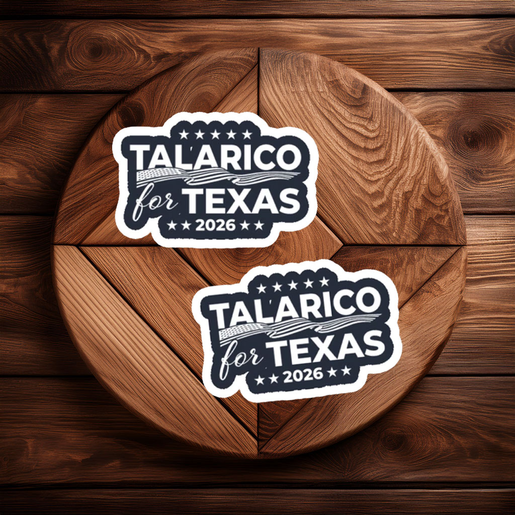 Talarico For Texas 2026 Patriotic Sticker