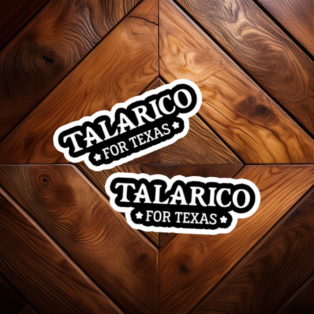 Talarico For Texas Minimal Campaign Sticker