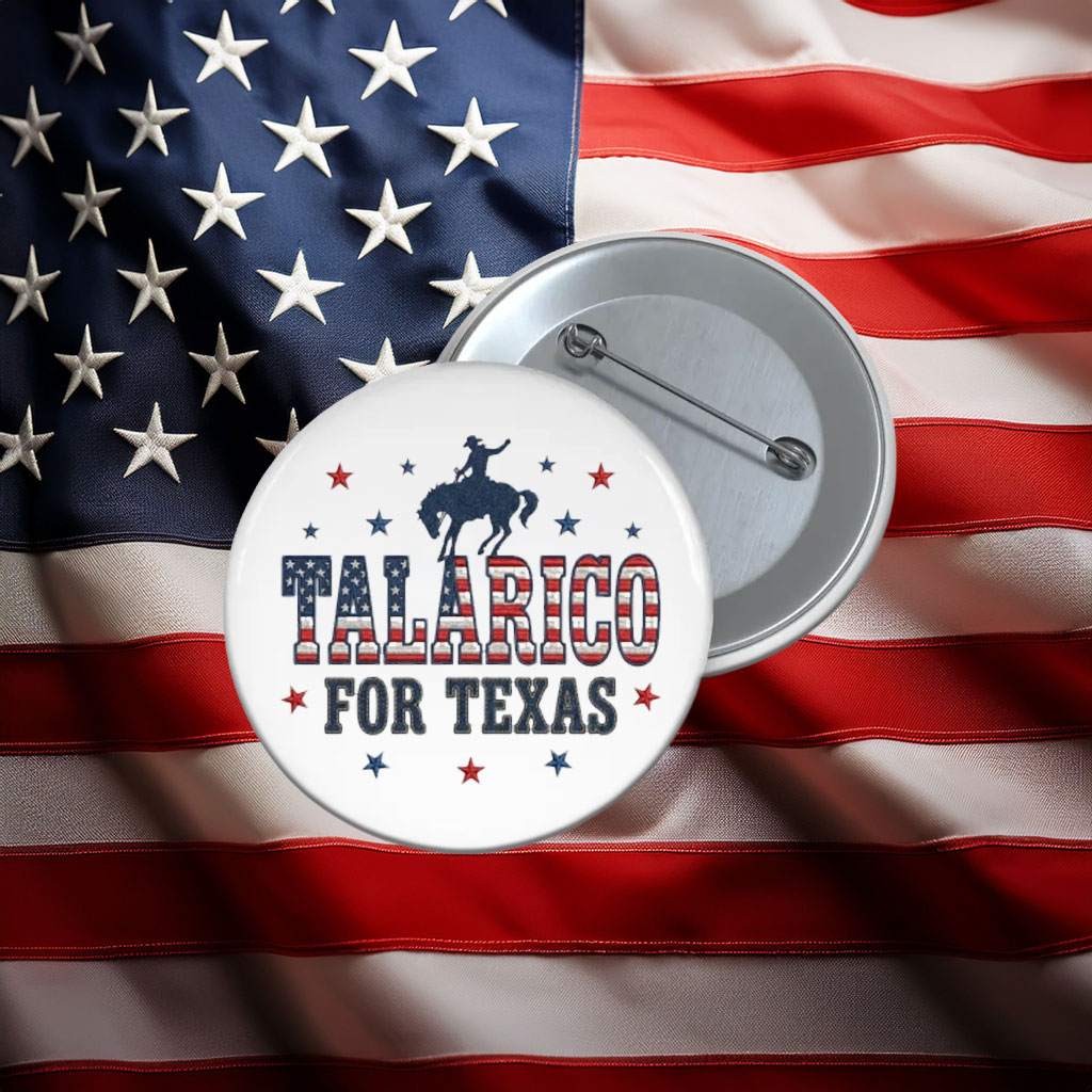 Talarico For Texas Patriotic Pin