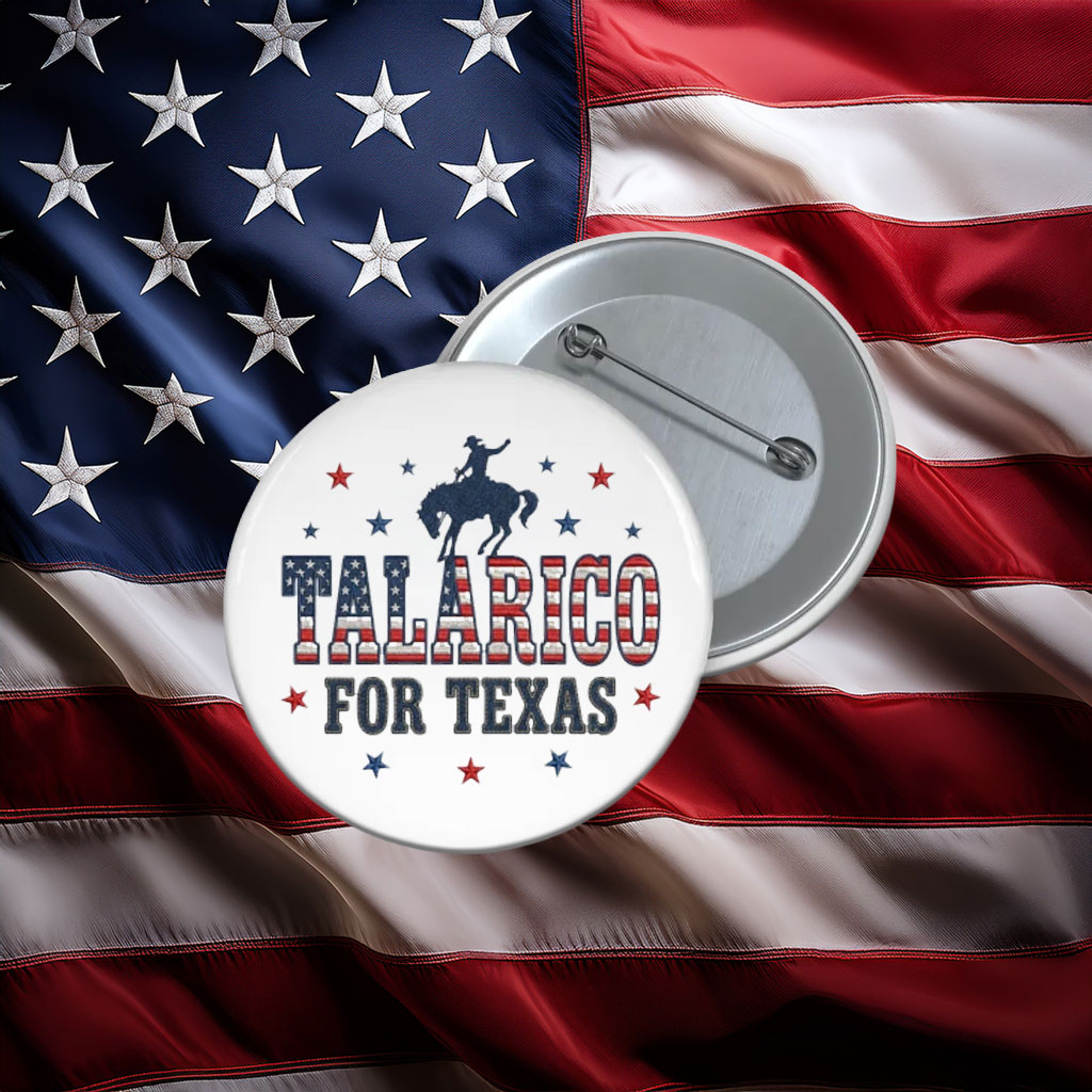 Talarico For Texas Patriotic Pin