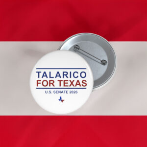 Talarico For Texas U.S. Senate 2026 Button