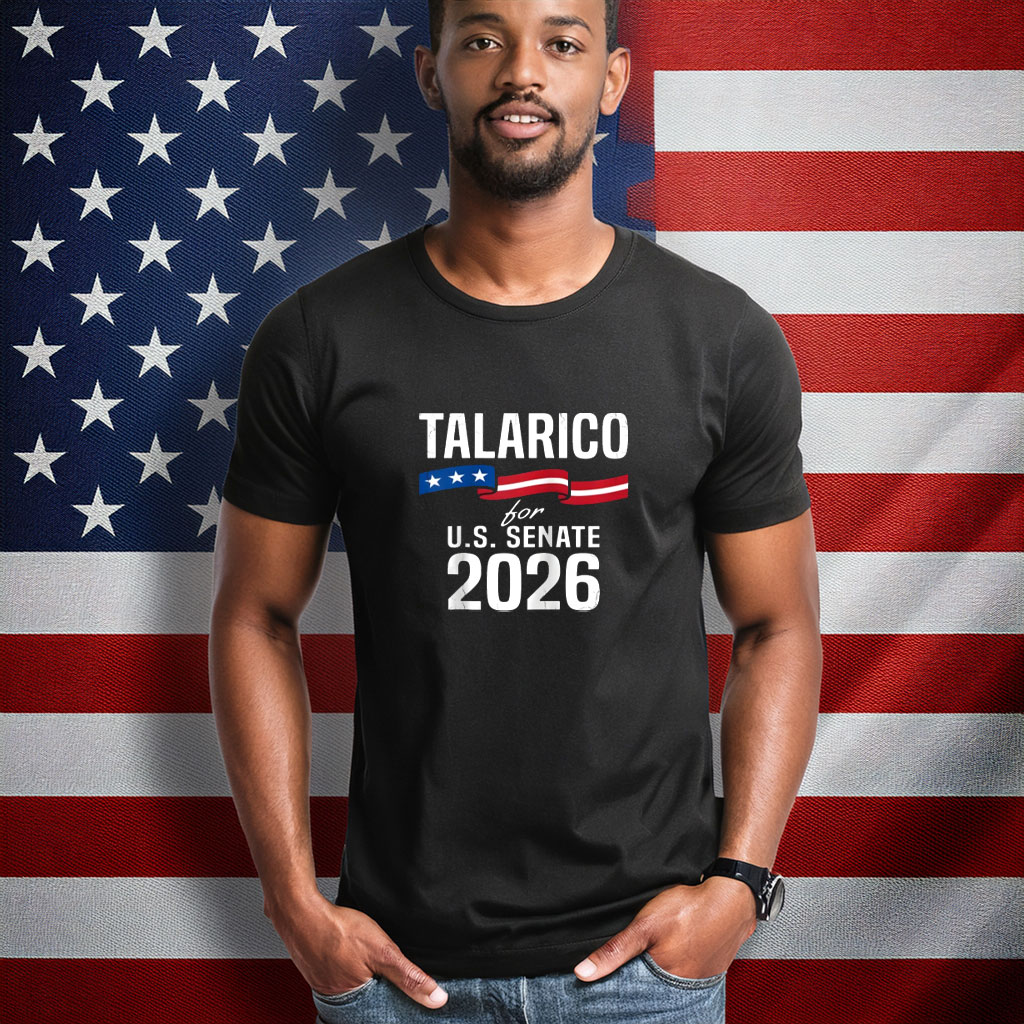 Talarico For U.S. Senate 2026 Patriotic Flag Shirt