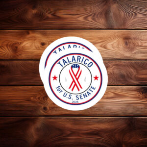 Talarico For U.S. Senate 2026 Round Campaign Sticker