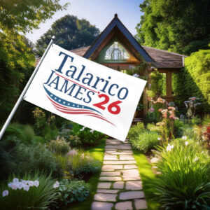 Talarico James ’26 Patriotic Campaign Flag