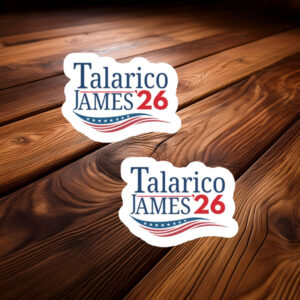 Talarico James ’26 Patriotic Campaign Sticker