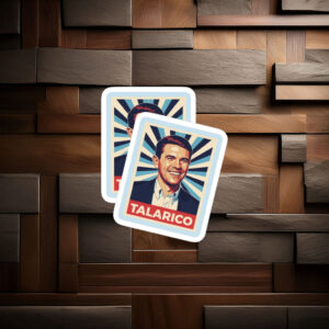 Talarico Retro Pop Art Portrait Sticker