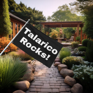 Talarico Rocks! House Flag James Talarico Supporter Banner