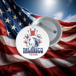Talarico Texas Eagle Pride Button