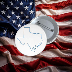 Talarico Texas Outline Pin