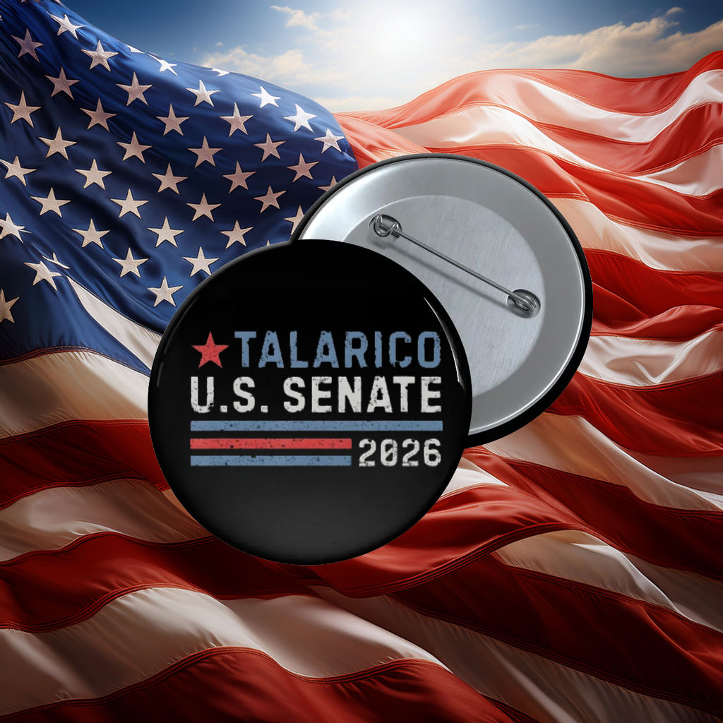 Talarico U.S. Senate 2026 Button