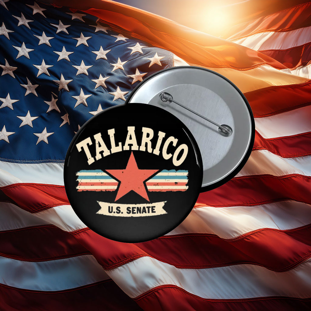 Talarico U.S. Senate 2026 Vintage Button