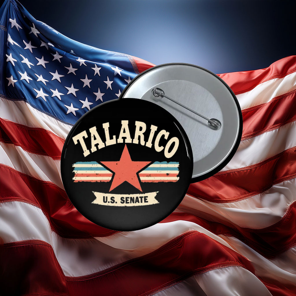 Talarico U.S. Senate 2026 Vintage Button