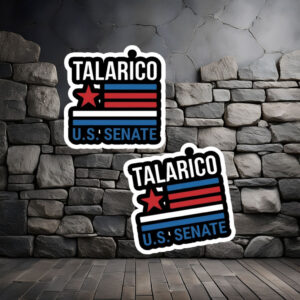 Talarico U.S. Senate Flag Style Sticker