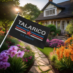 Talarico U.S. Senate Patriotic Star Flag