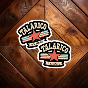 Talarico U.S. Senate Retro Star Sticker