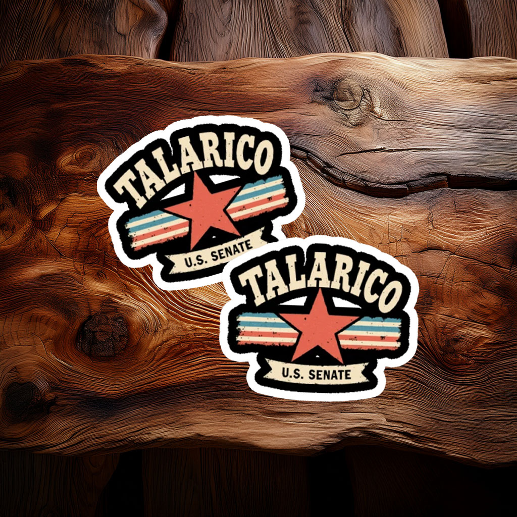 Talarico U.S. Senate Retro Star Sticker