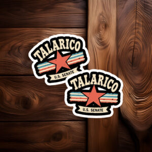 Talarico U.S. Senate Retro Star Sticker