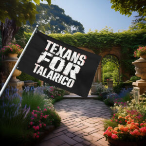 Texans For Talarico Distressed Campaign Flag
