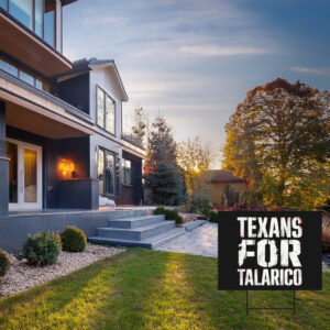 Texans For Talarico Distressed Campaign Plaque