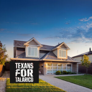 Texans For Talarico Distressed Campaign Plaque