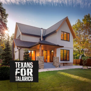 Texans For Talarico Distressed Campaign Plaque