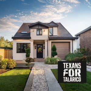 Texans For Talarico Distressed Campaign Plaque