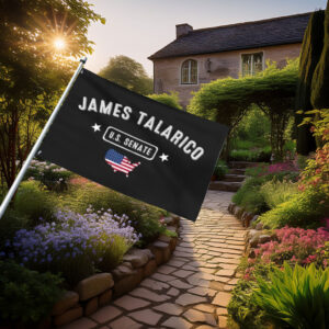 Vintage James Talarico 2026 U.S. Senate Flag