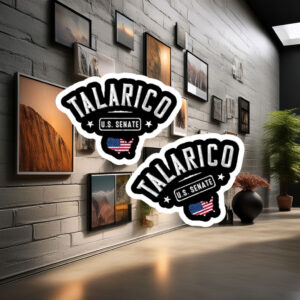 Vote James Talarico U.S. Senate Texas Map Sticker