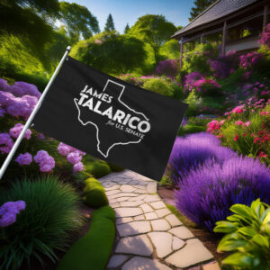 ames Talarico For U.S. Senate Texas Map Flag