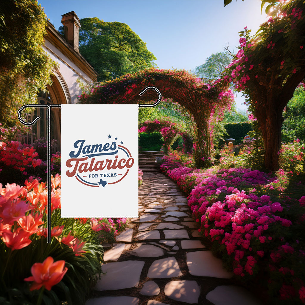 James Talarico for Texas Garden Flag