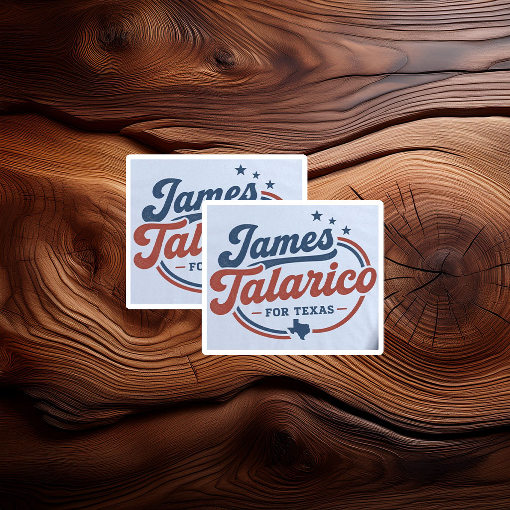 James Talarico for Texas Vinyl Decal