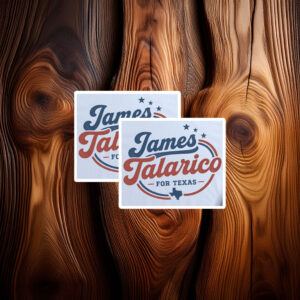 James Talarico for Texas Vinyl Decal