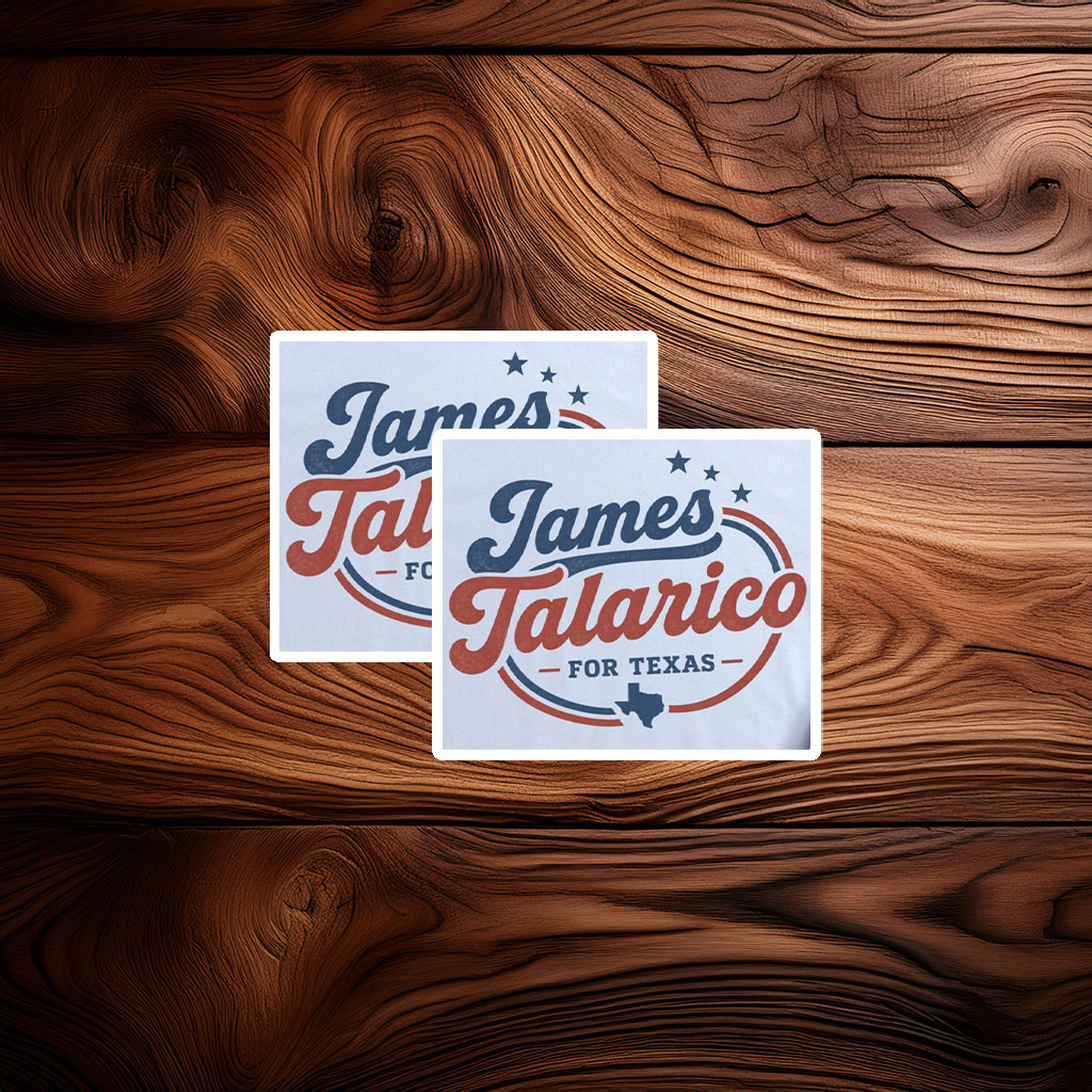 James Talarico for Texas Vinyl Decal